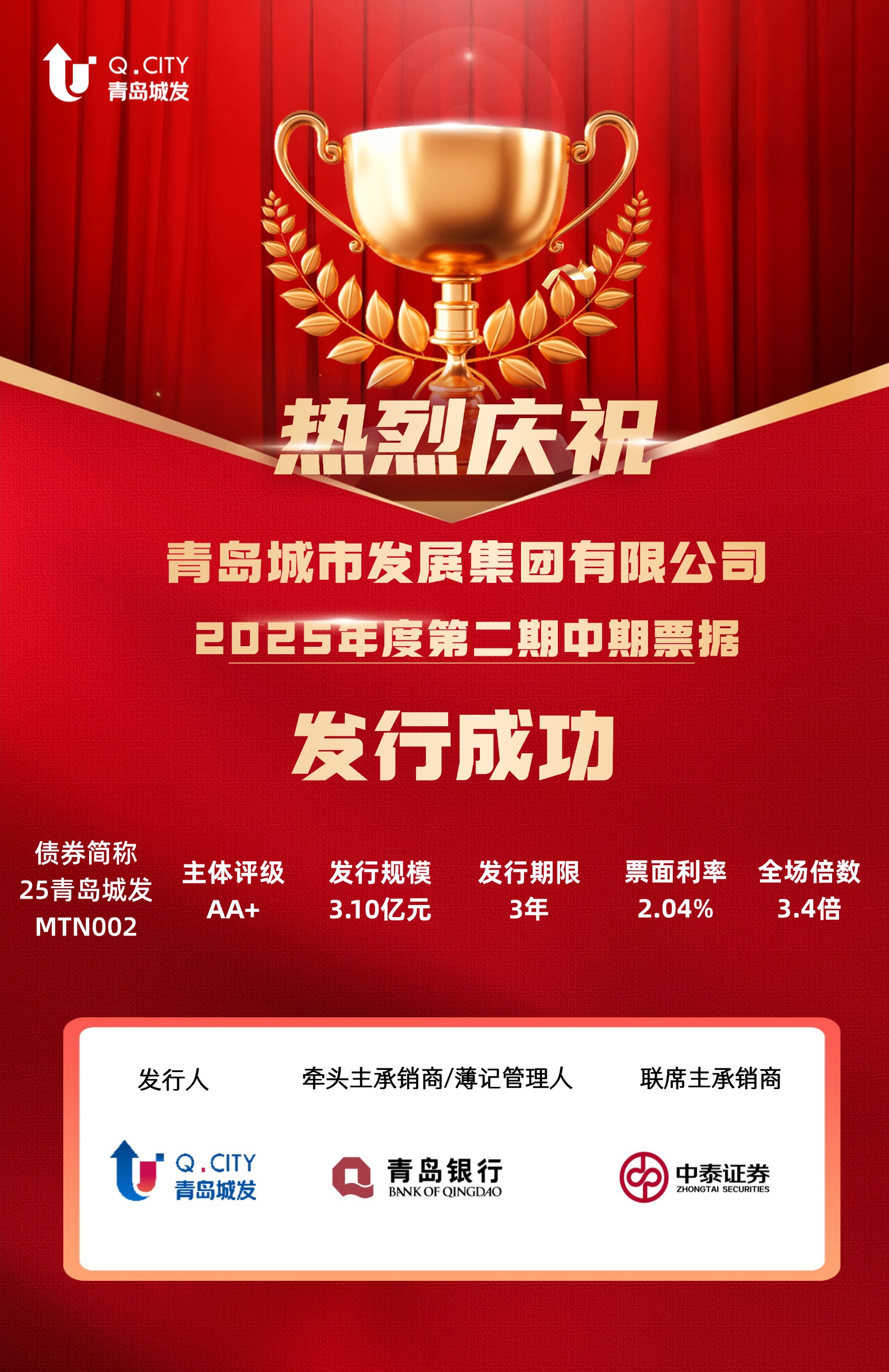 1755152685266442.jpg 城發(fā)集團(tuán)成功發(fā)行2025年度第二期中期票據(jù).jpg